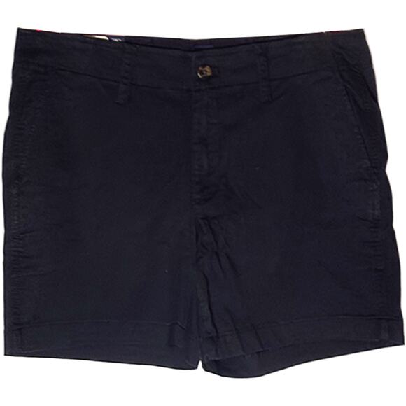 New GAP Classic Mid Rise Chino Shorts (GP004081) True Black Women's Size 6 NWT - Picture 2 of 5